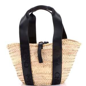 Chloe Sense Basket Tote Raffia With #237086C72B